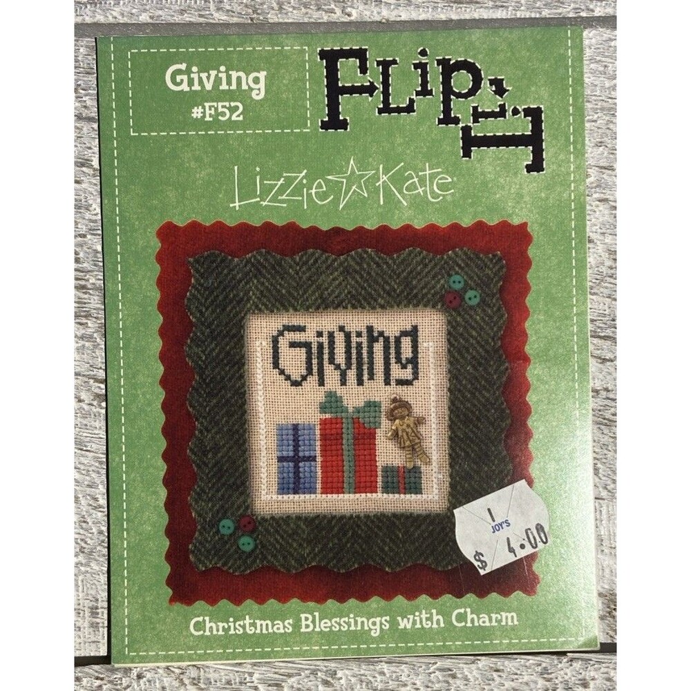 Cross Stitch Chart - Lizzie Kate - Flip It - Giving